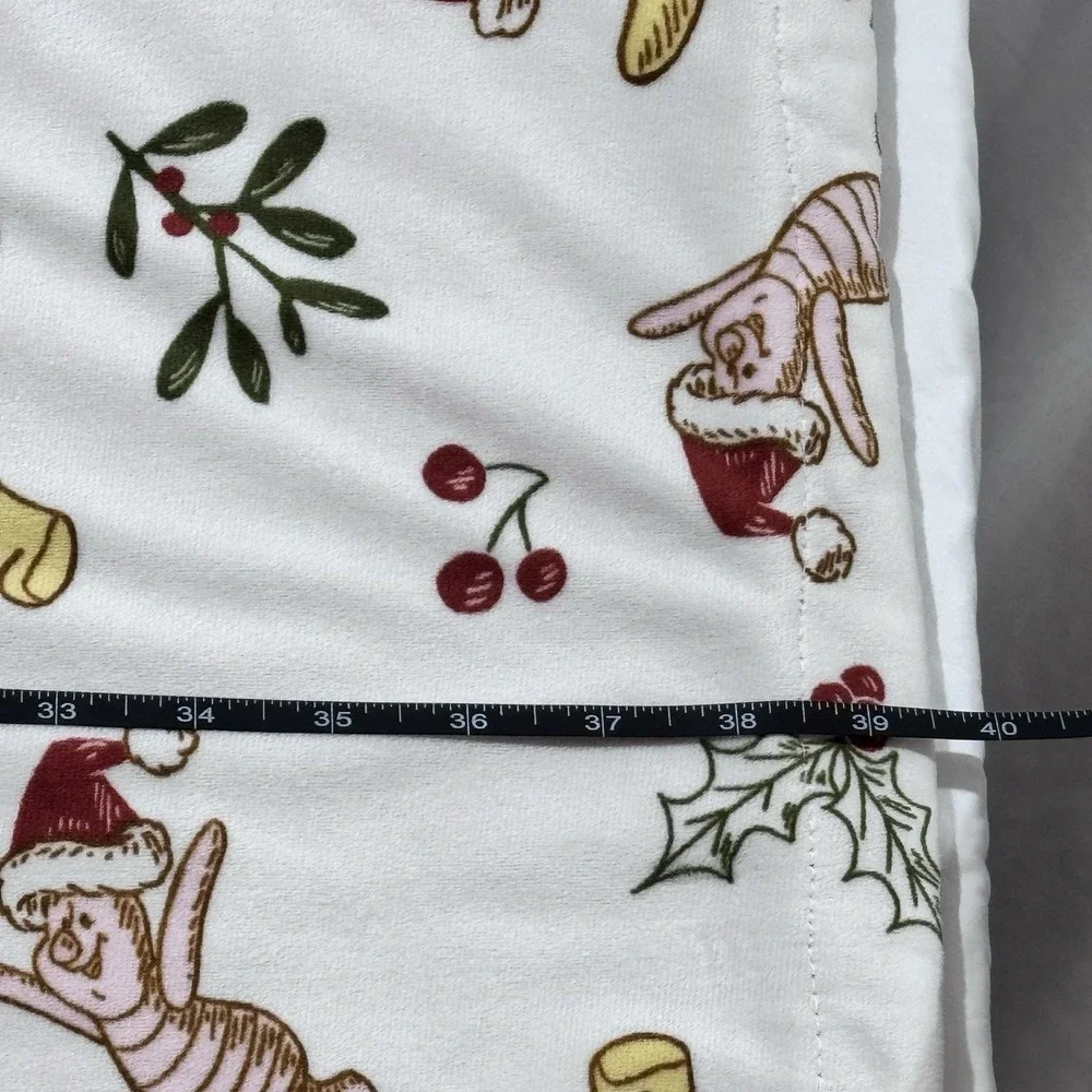 Disney Baby Winnie the Pooh & Piglet Reversible Sherpa Blanket Christmas